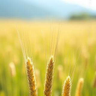 京都産の小麦の穂